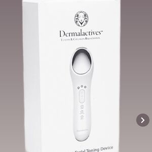 DERMALACTIVES Facial Toning Device Lifts Skin No Office Appt. Needed NIB Results